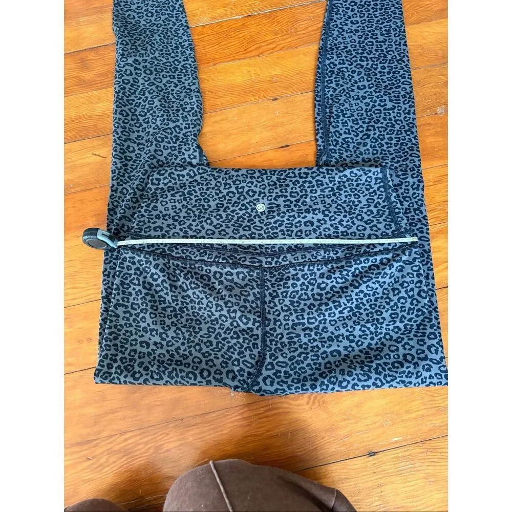 CRZ Yoga Cheetah Black and Gray Leggings - Picture 6 of 8